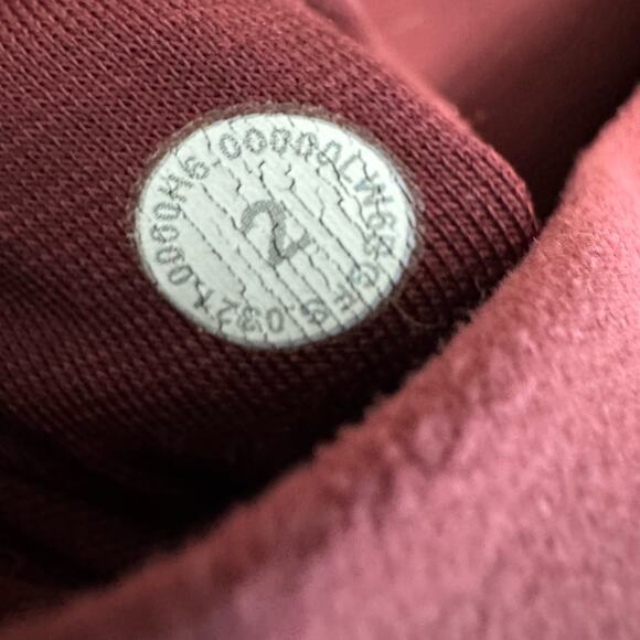 Lululemon Align High-Rise Crop 21" Smoky Red Leggings Stretch Sz 2  Soft - Picture 8 of 9